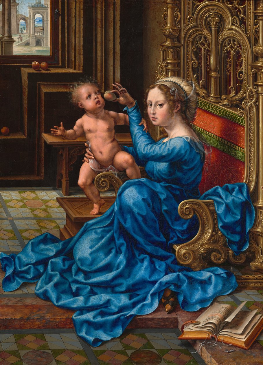 Madonna og barn, ca. 1532. av Jan Gossaert