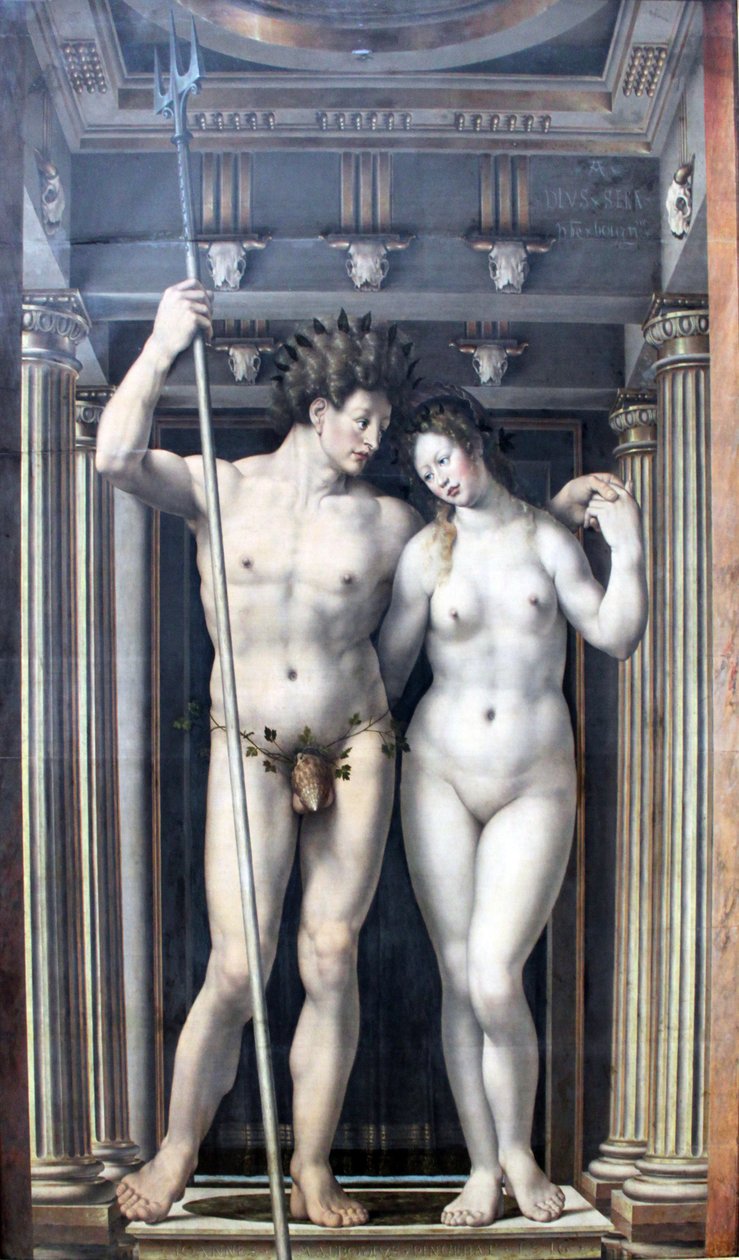 Neptun og amfitritt av Jan Gossaert