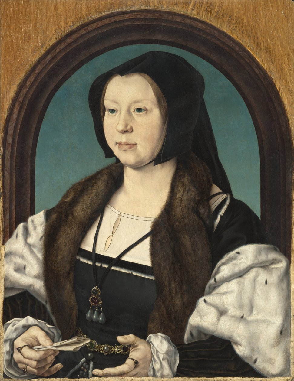 Portrett av Anna de Berghes, ca. 1526-30 av Jan Gossaert