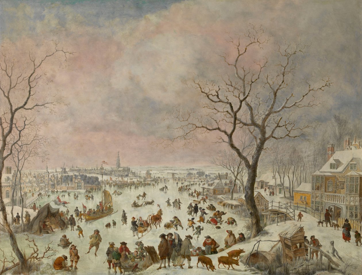 Vinterglede av Jan Griffier