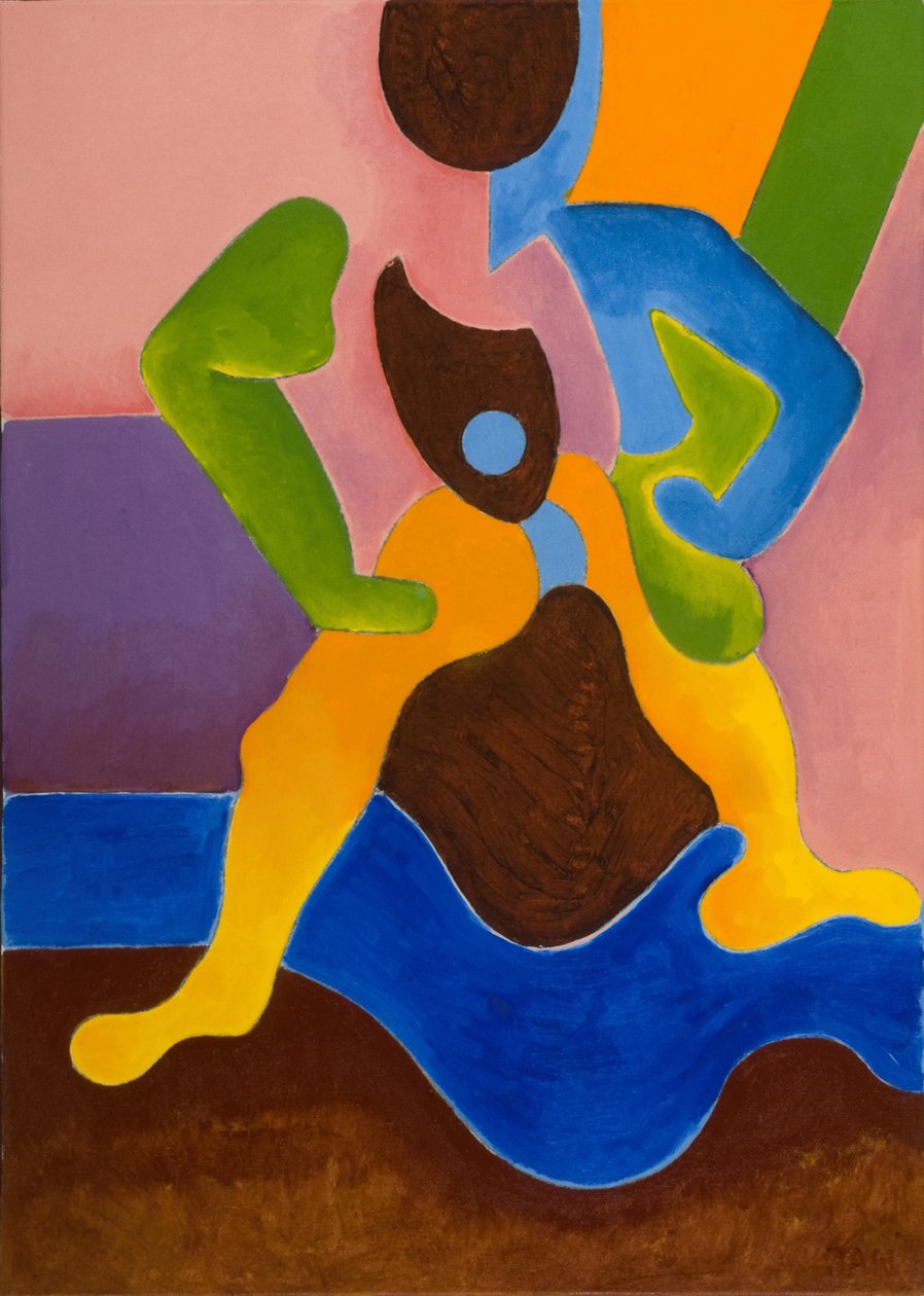 Inexperienced Camel Driver, 2009 (olje på lerret) av Jan Groneberg