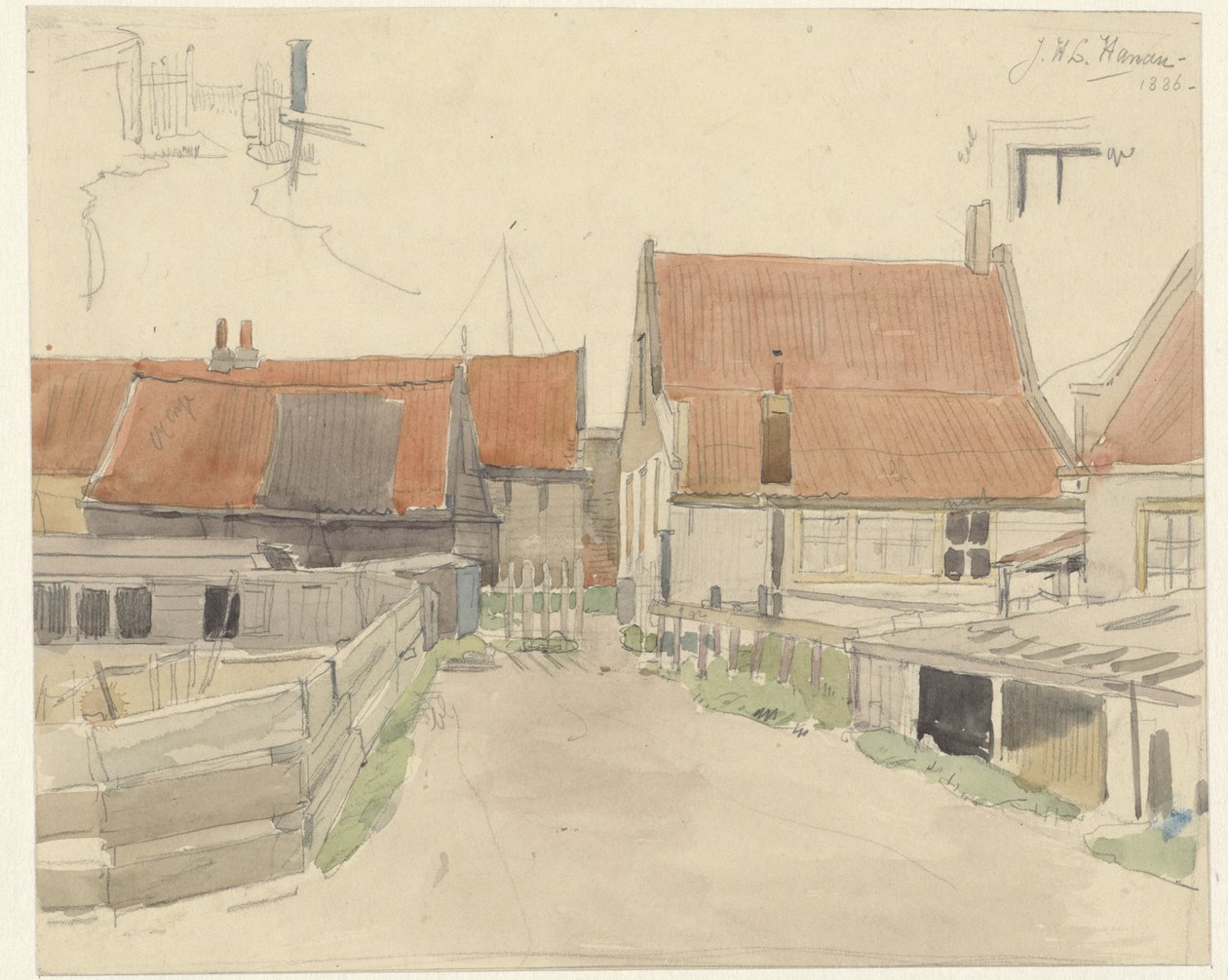 Hus i Vinkenbuurt, Amsterdam av Jan H.L. Hanau