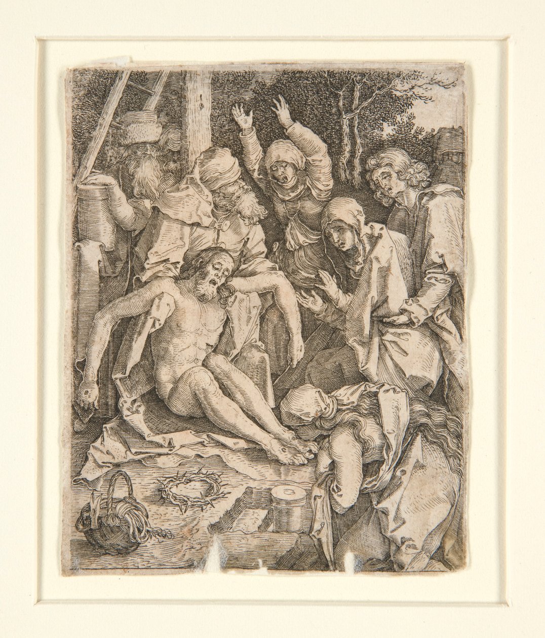 Lamentation, fra The Passion av Jan Harmensz. Muller