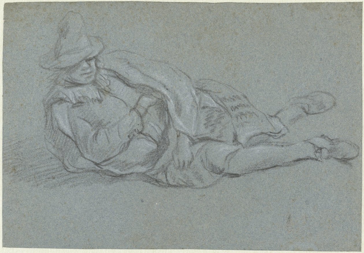 Løgnende mann av Jan Havicksz. Steen (possibly)