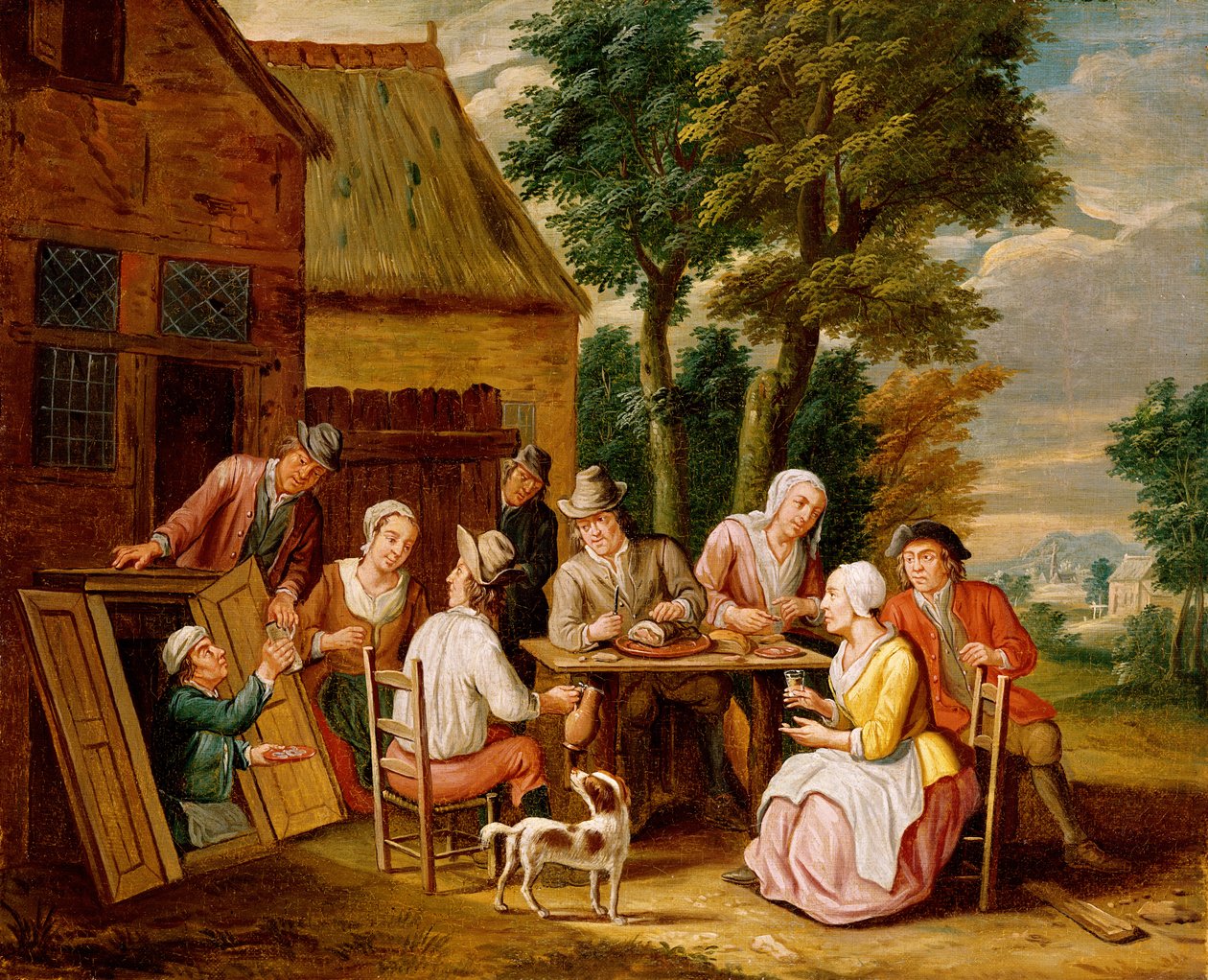 Utenfor vertshuset av Jan Havickszoon Steen
