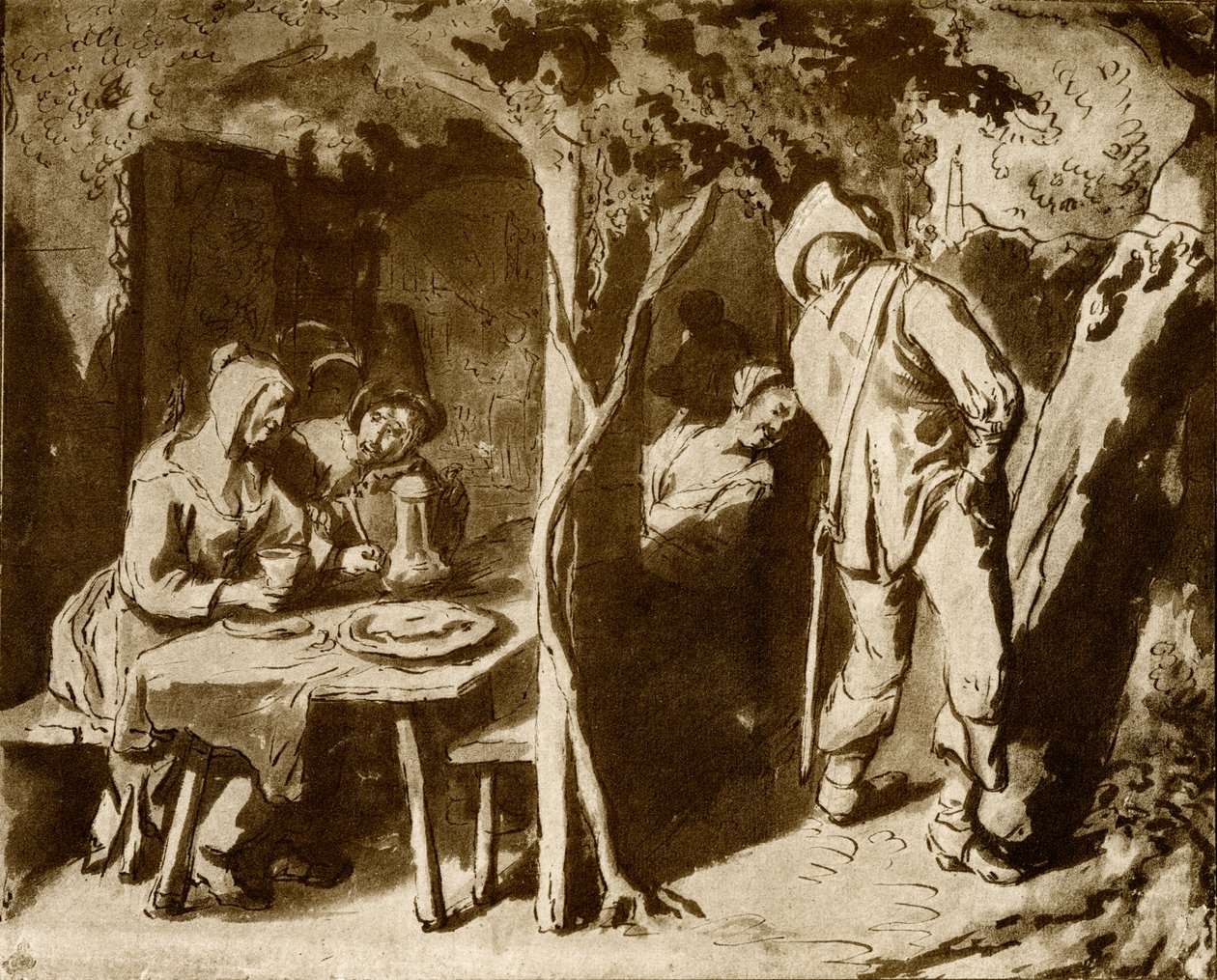 Tavernahage av Jan Havickszoon Steen