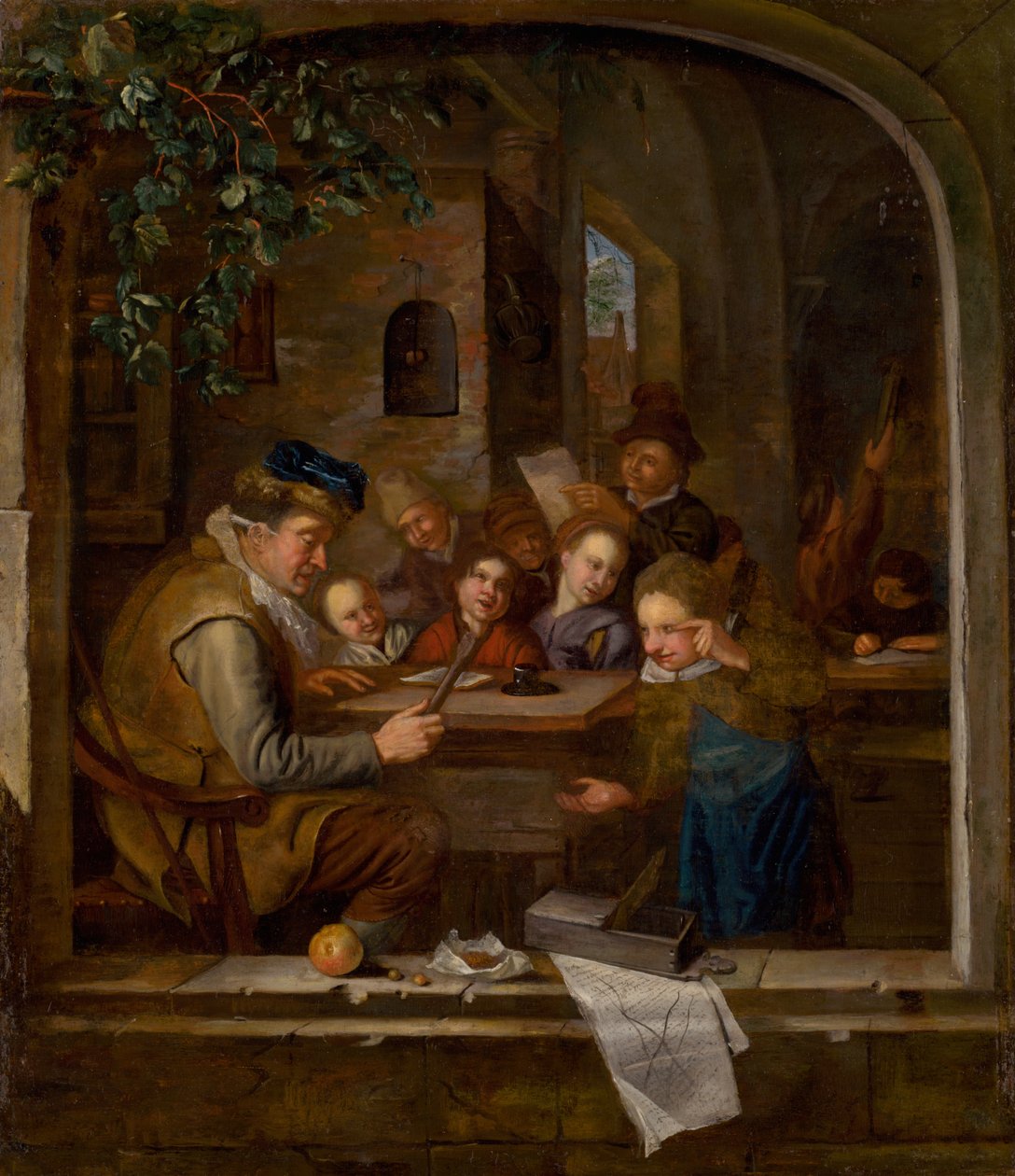 Skolen, ca. 1650. av Jan Havickszoon Steen