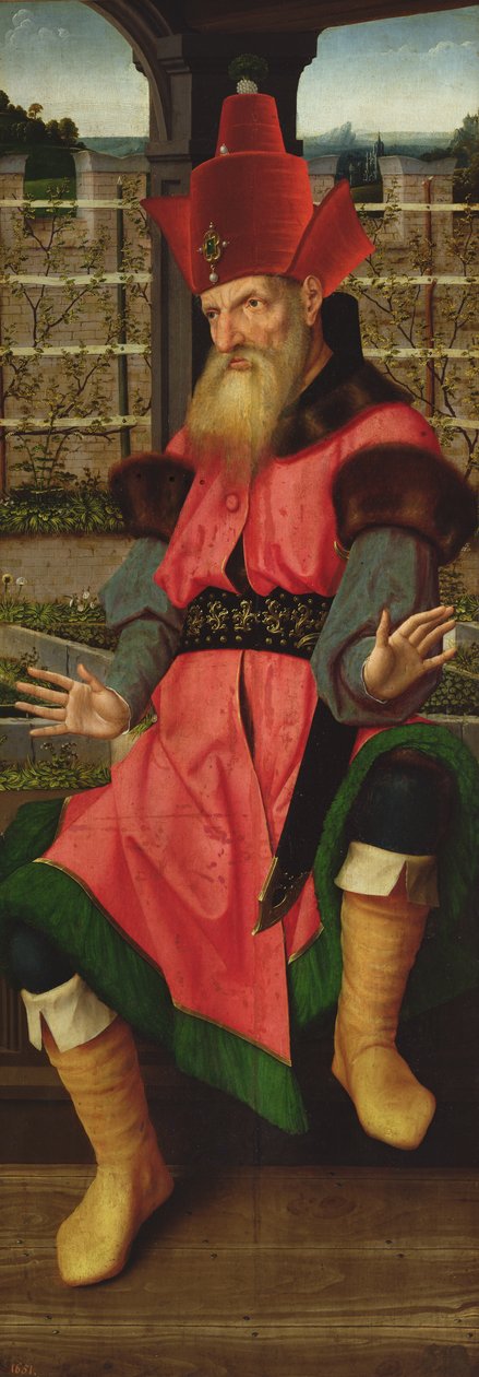 Profeten Zachary av Jan II Provost