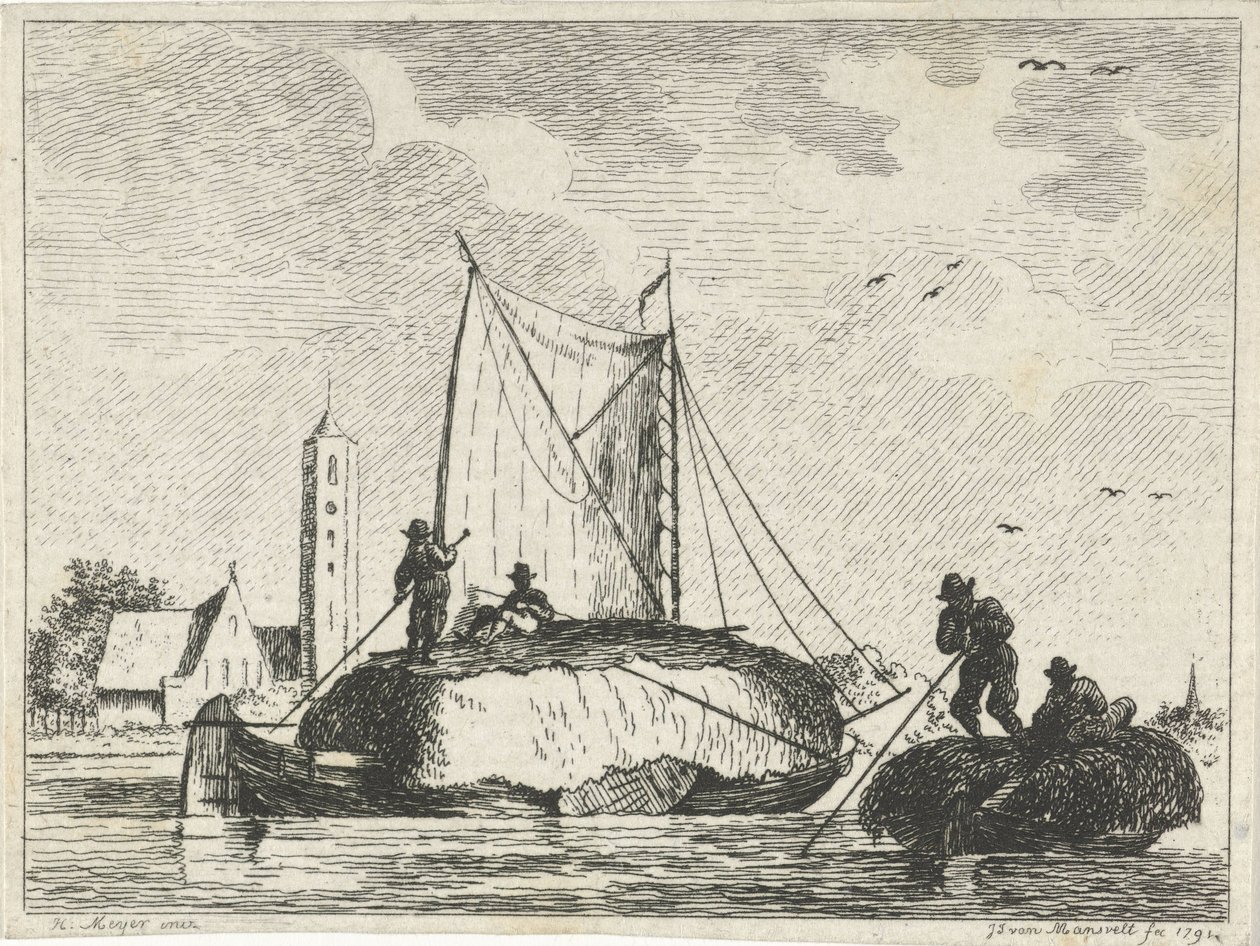 To høyflåter av Jan Izaak van Mansvelt