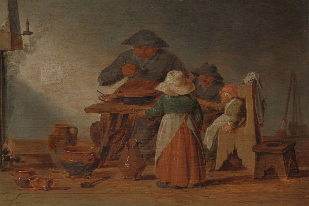 Bondemåltid av Jan Jansz Buesem (attributed to)