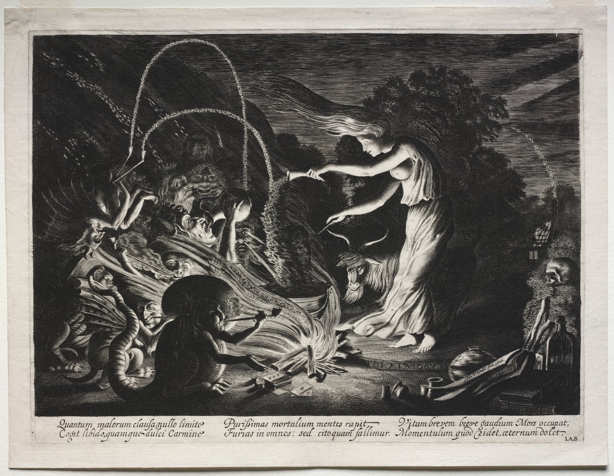 The Witch (Nattstykke) av Jan Jansz. van de Velde