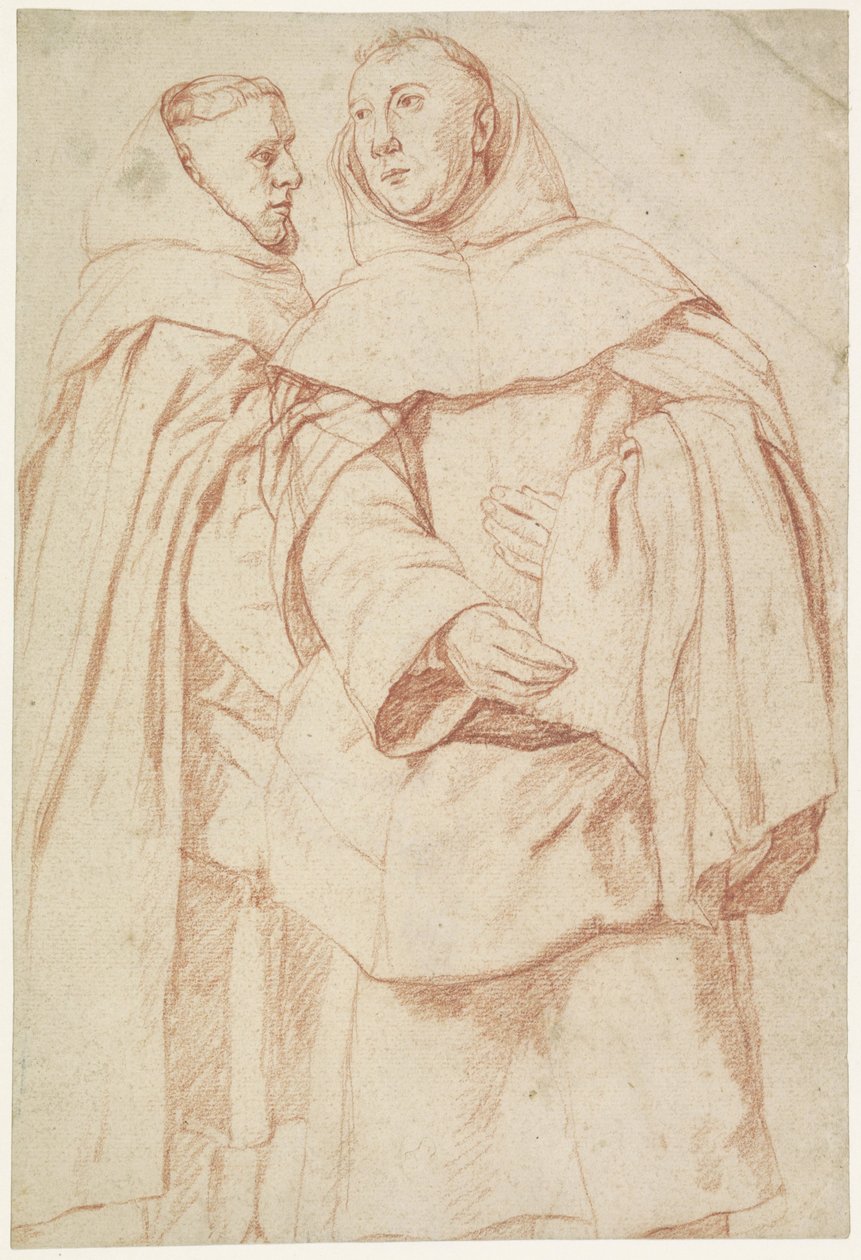 To stående munker av Jan Josef Horemans (I)