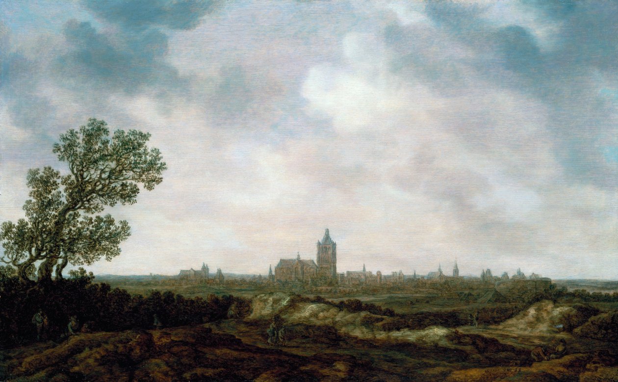 Utsikt over Arnhem, 1633 av Jan Josephsz van Goyen