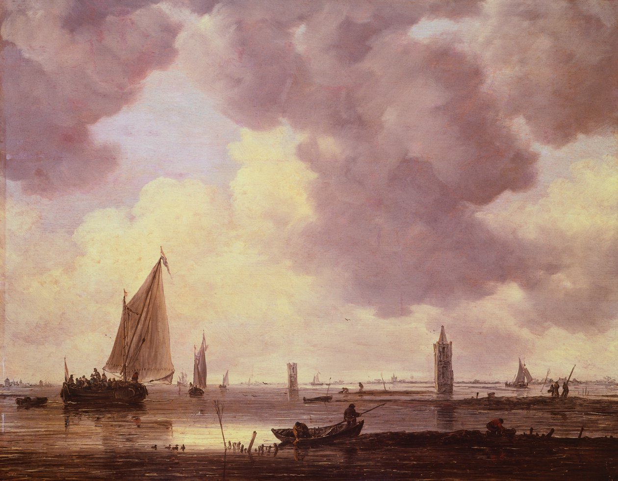 Båter av Jan Josephsz van Goyen