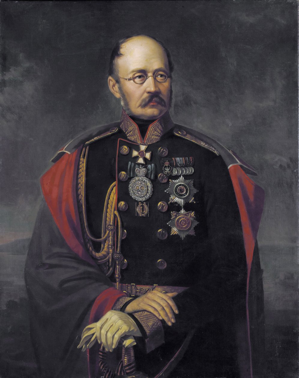 Prins Mikhail Dmitrievich Gorchakov av Jan Ksawery Kaniewski