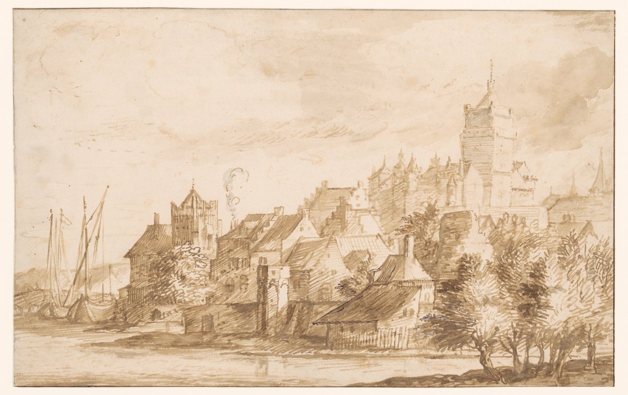 Utsikt over Cleves av Jan Lievens