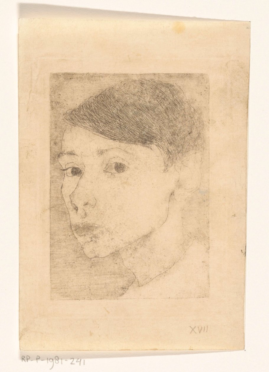 Selvportrett av Jan Mankes