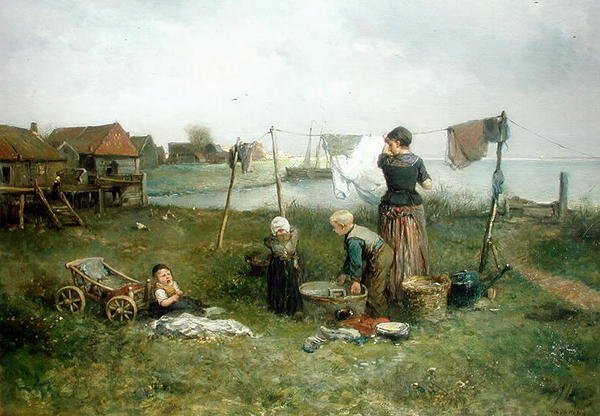 Henger opp vasken av Jan Mari Henri Ten Kate
