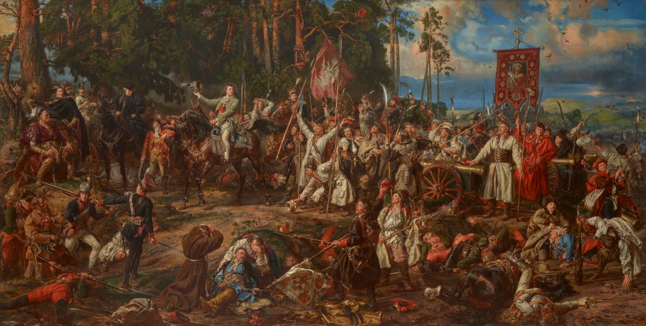 Kosciuszko ved Raclawice av Jan Matejko