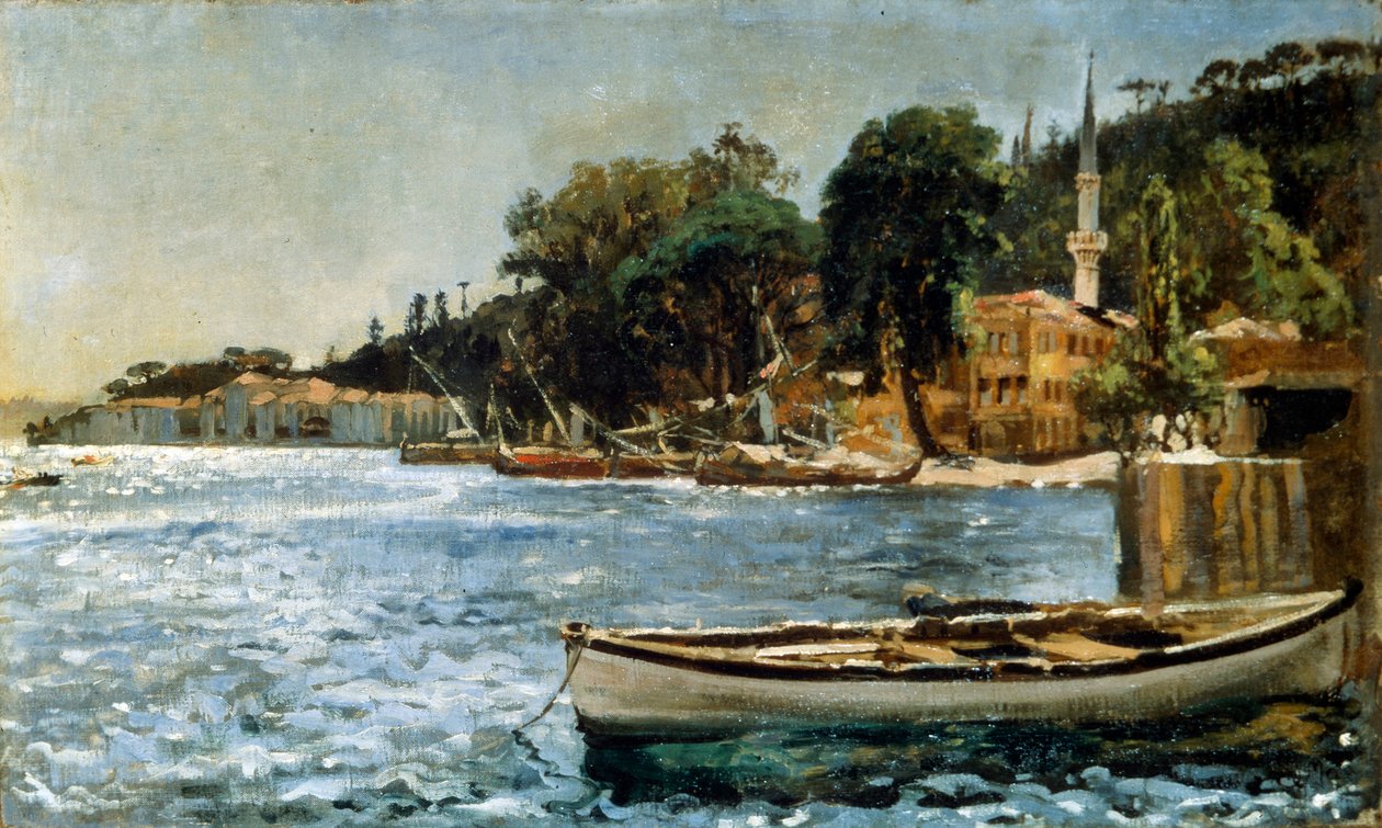 Utsikt over Bebek nær Konstantinopel, 1872. av Jan Alojzy Matejko