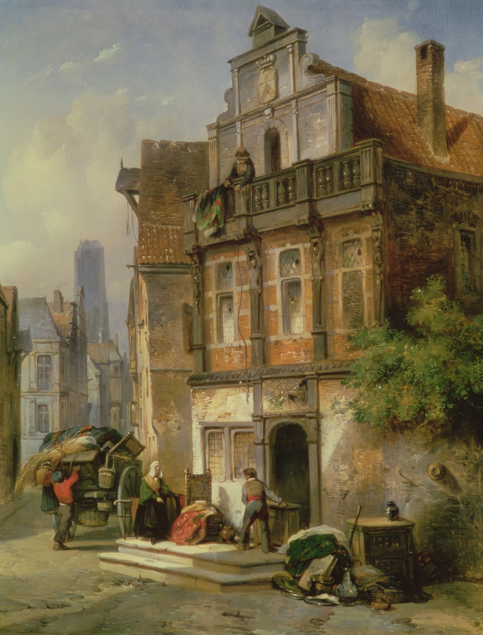 Innflytting, 1837 av Jan Michiel Ruyten