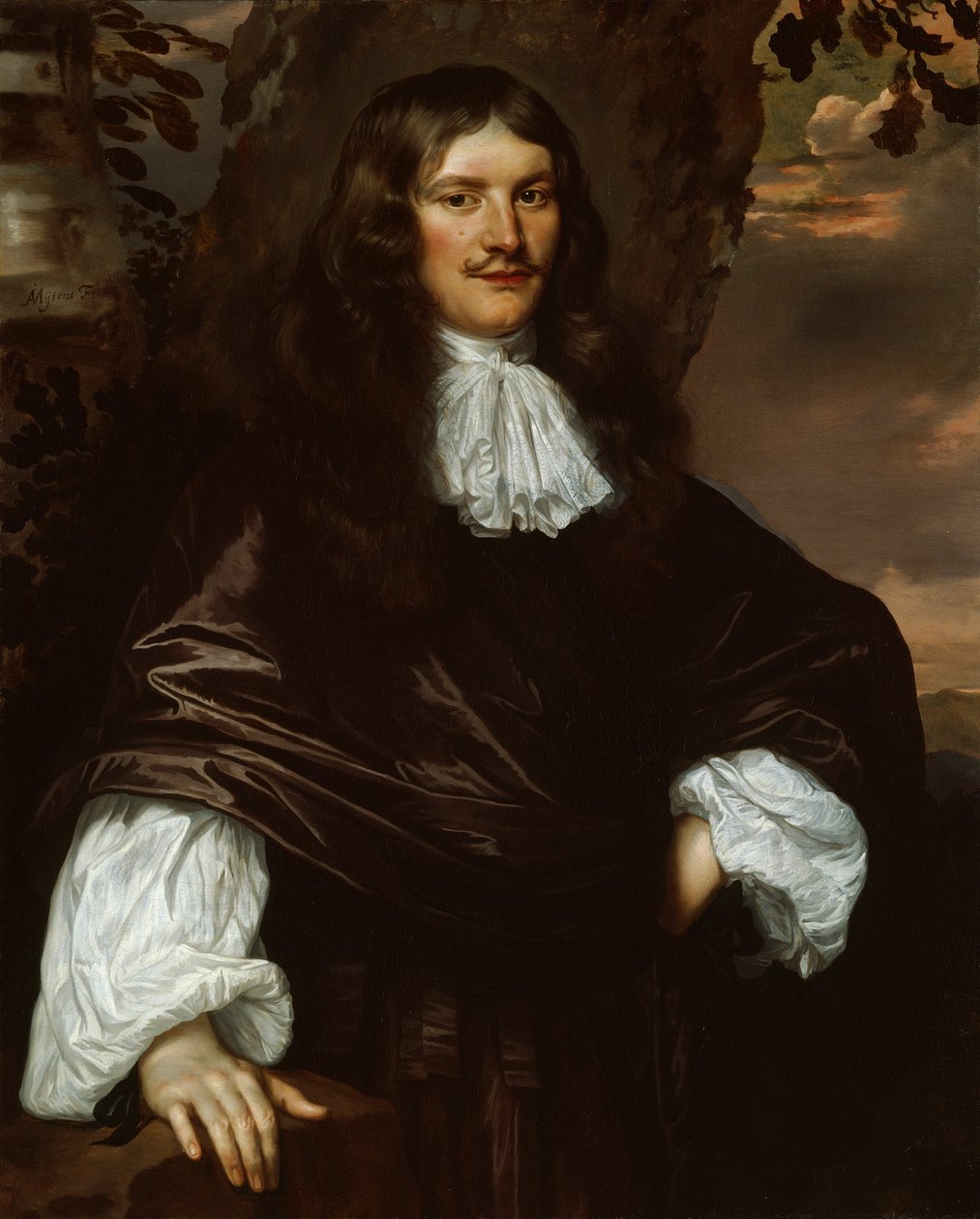 Portrett av en mann av Jan Mijtens