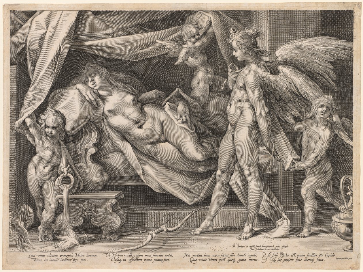 Amor og Psyche av Jan Muller
