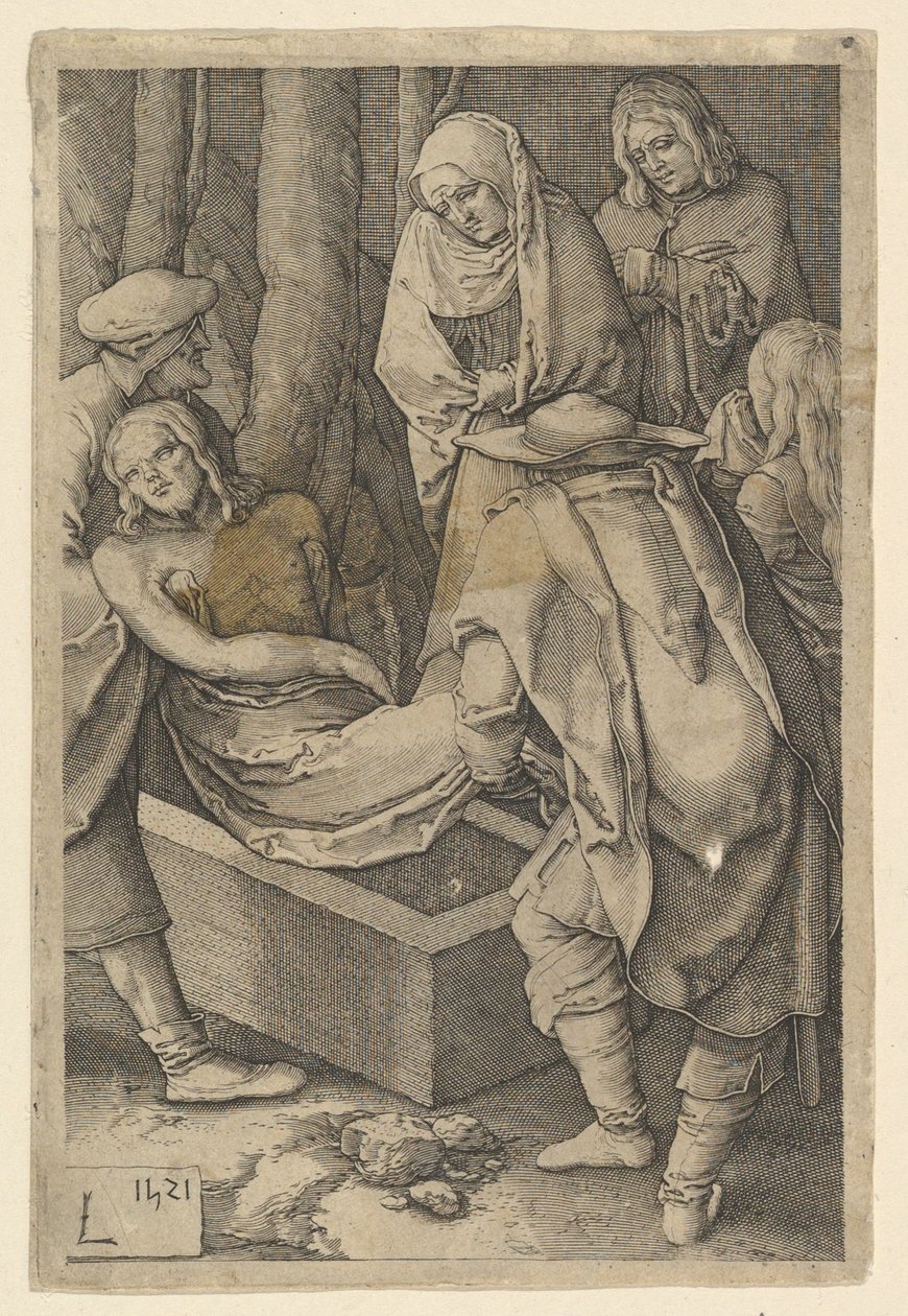 Entombment kopien, 1521. av Jan Muller