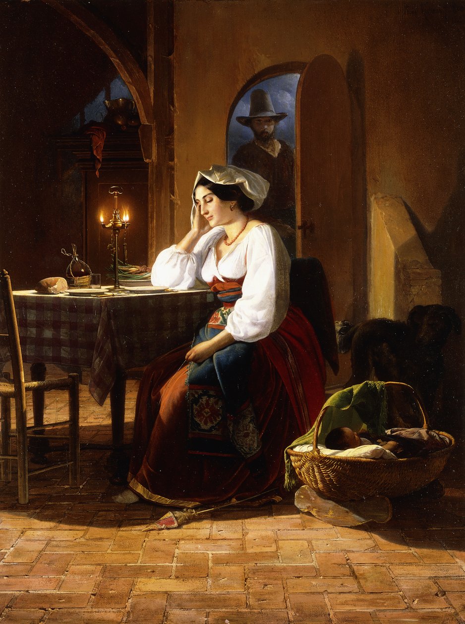 Sen hjem, 1854 av Jan Philip Koelman