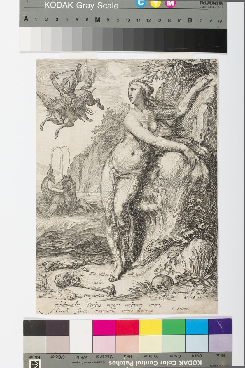 Andromeda, ca. 1609 (gravering) av Jan Saenredam