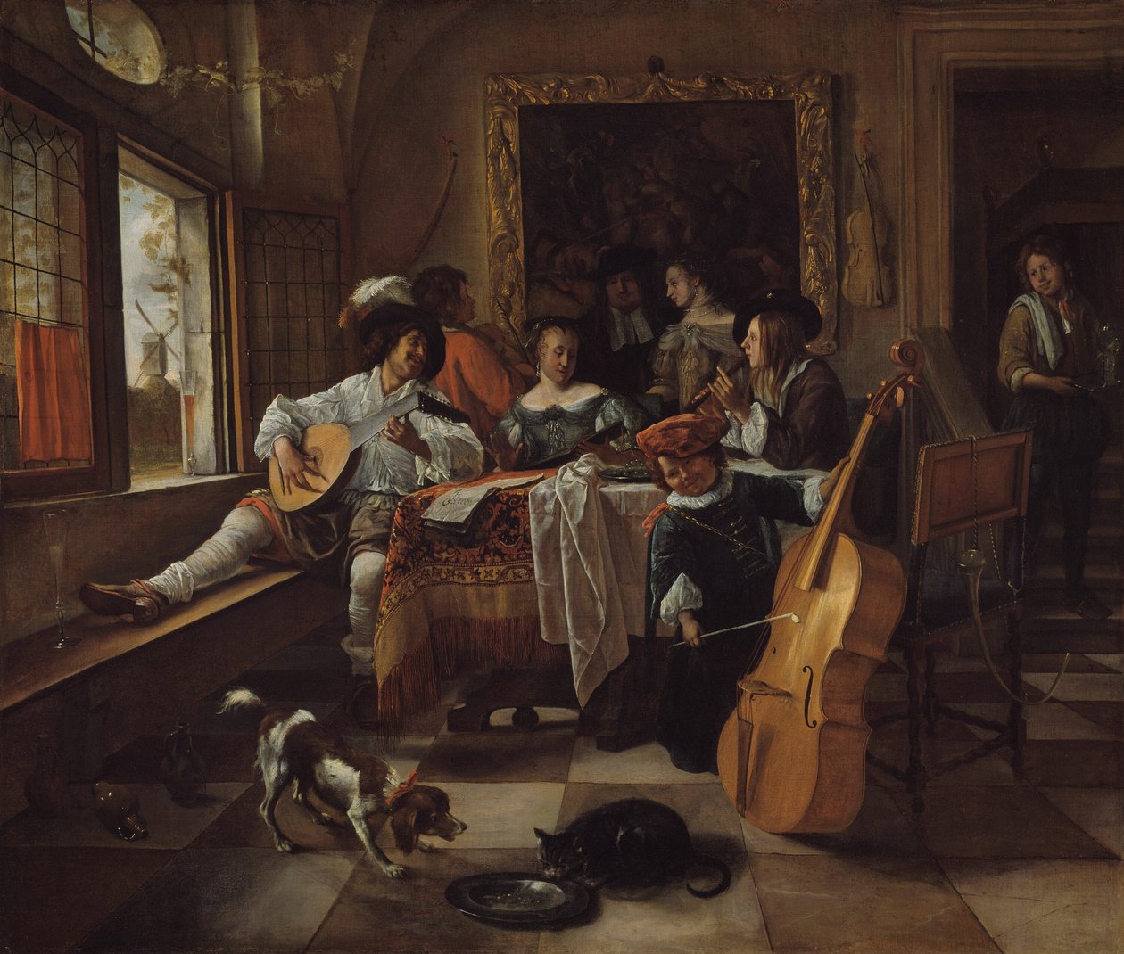 Familiekonserten av Jan Steen