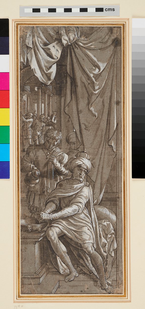 Pontius Pilatus vasker hendene av Jan Swart Van Groningen