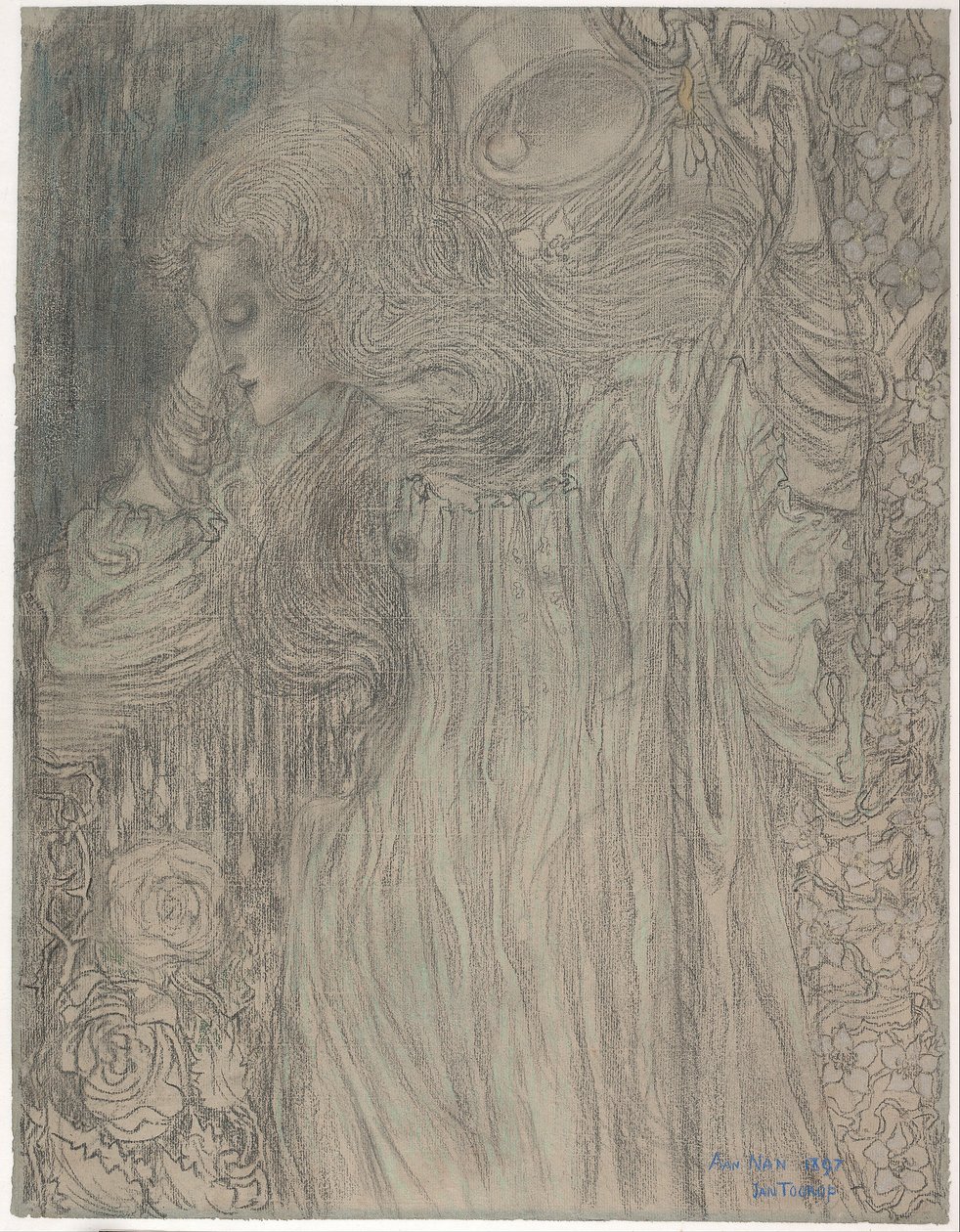 Drømmeren, 1897 av Jan Toorop