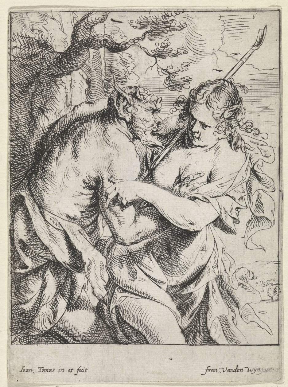 Satyr og gjeterinne av Jan Thomas