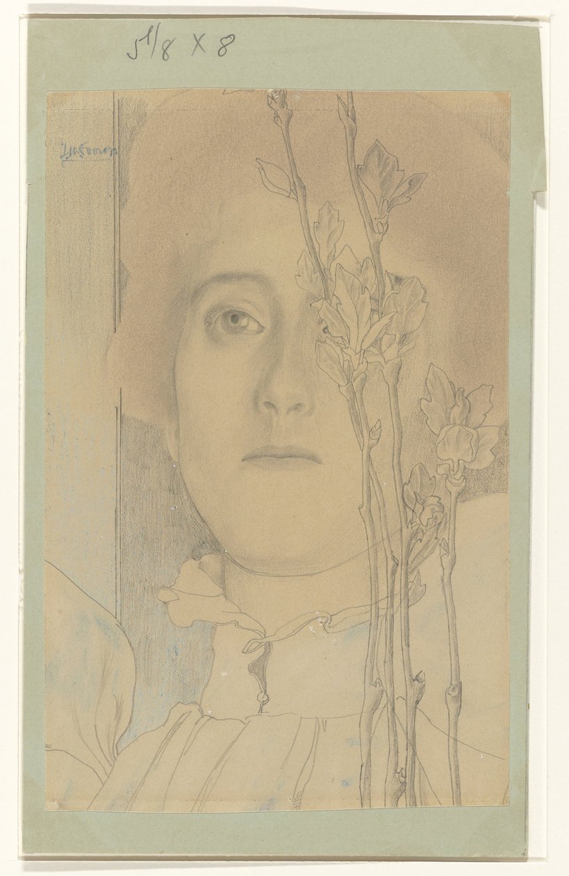 Portrett av en ukjent kvinne av Jan Toorop