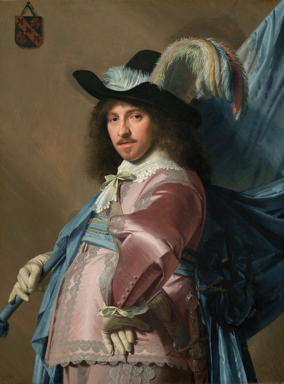 Andries Stilte som fanebærer, 1640. av Jan Verspronck