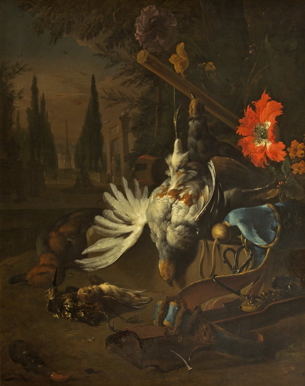 Stilleben, sannsynligvis 1691 (olje på lerret) av Jan Baptist Weenix