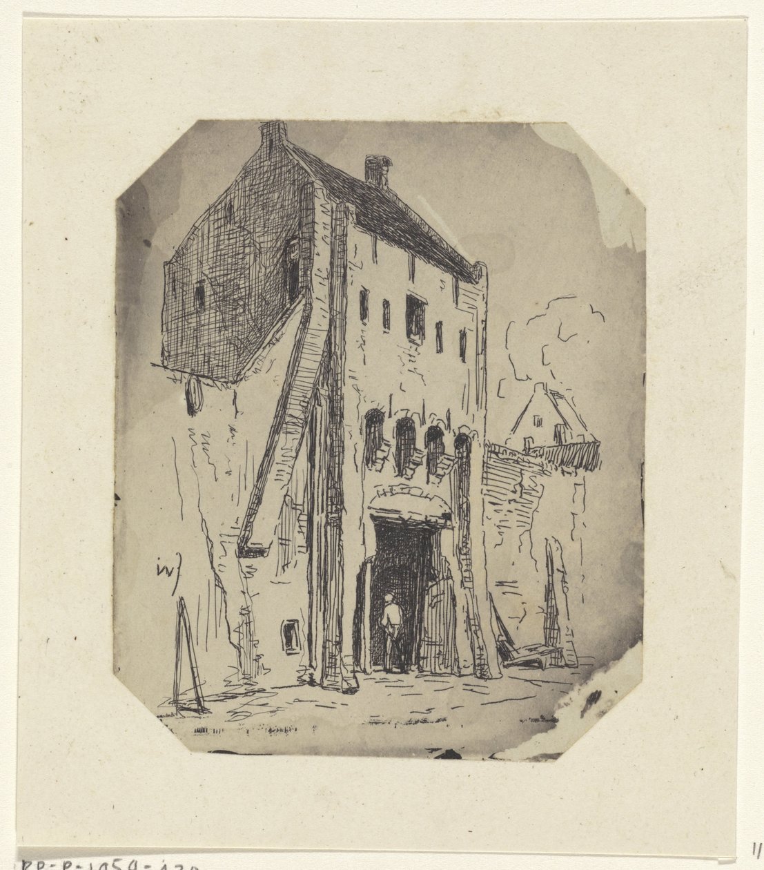 Steigerpoort i Leerdam av Jan Weissenbruch