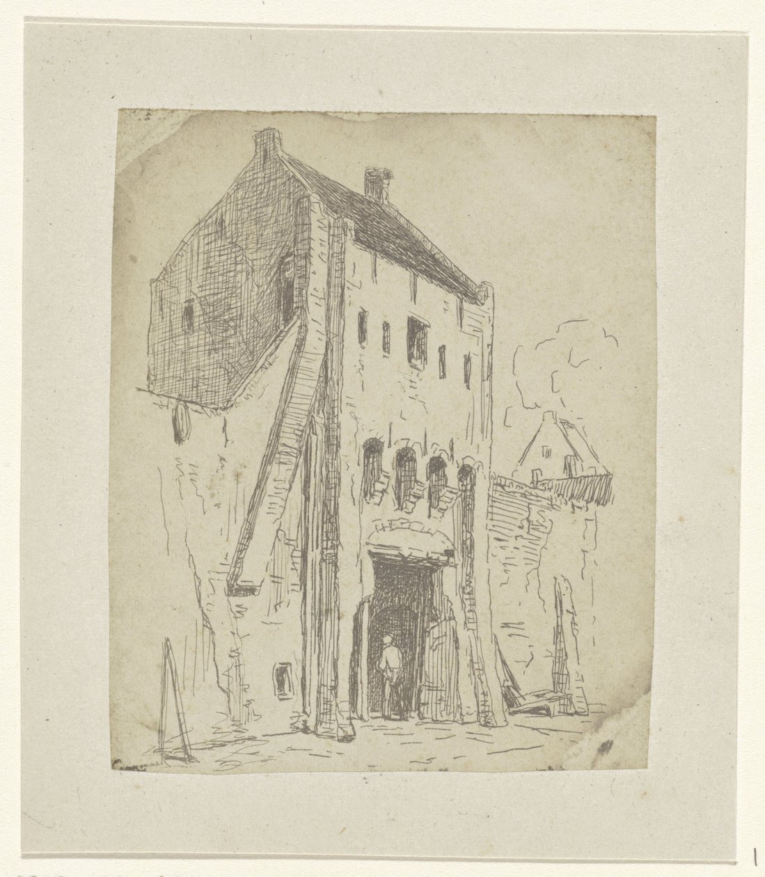 Steigerpoort i Leerdam av Jan Weissenbruch