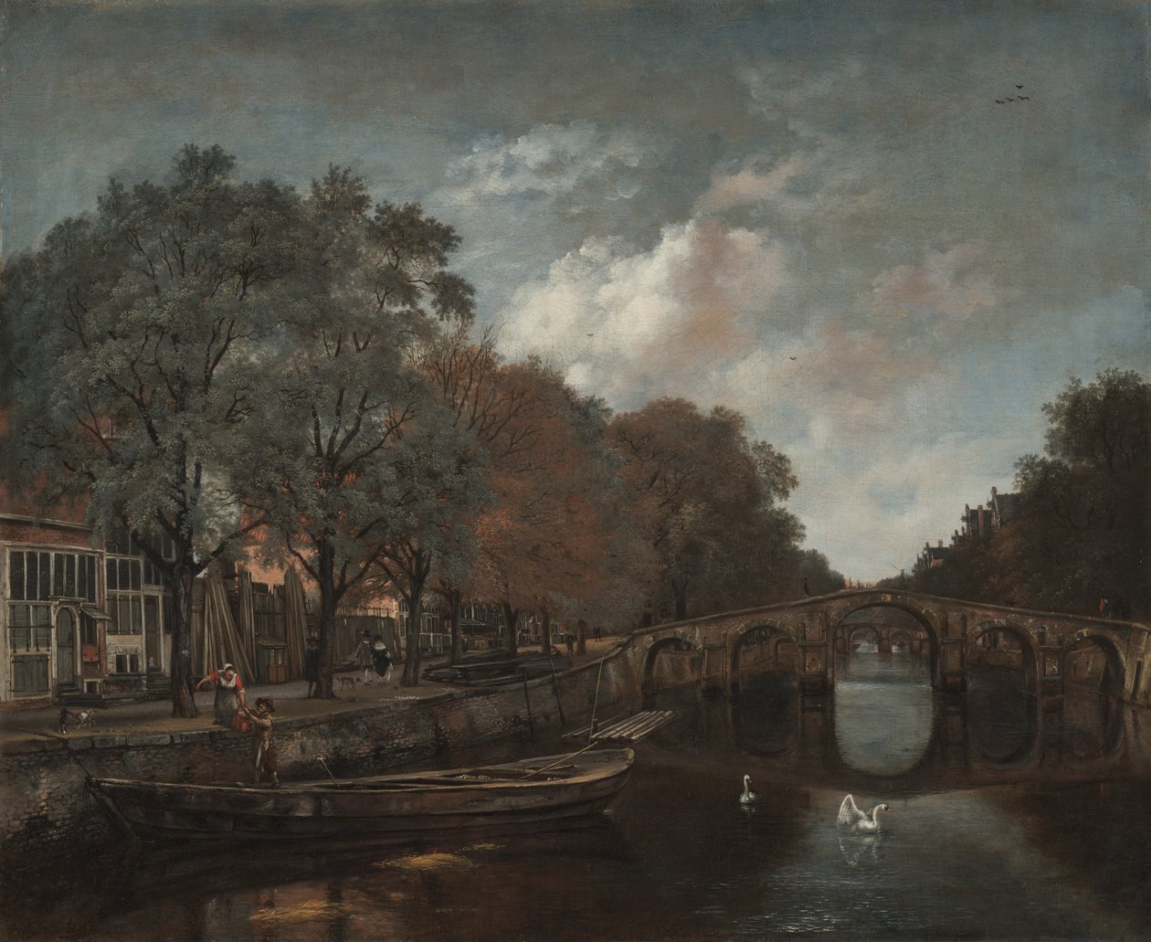 Herengracht, Amsterdam, ca. 1661. av Jan Wijnants