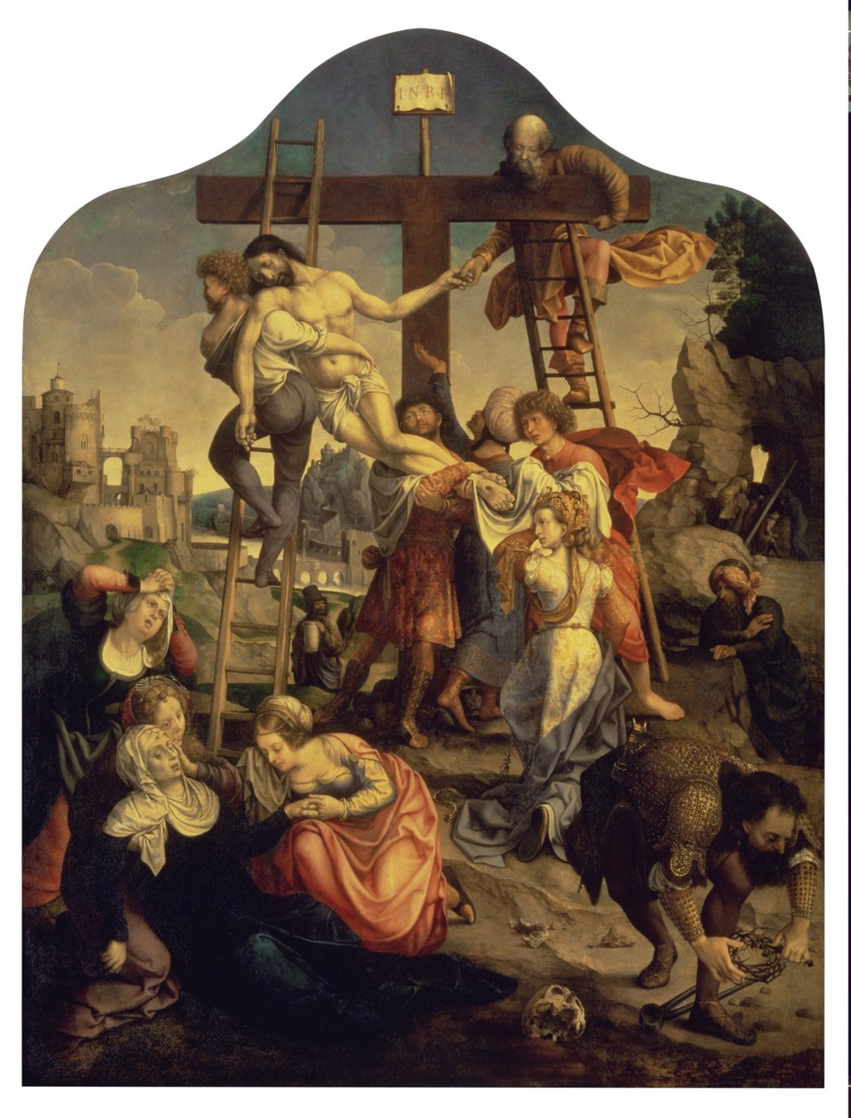 Deponeringen, ca. 1520 av Jan Gossaert