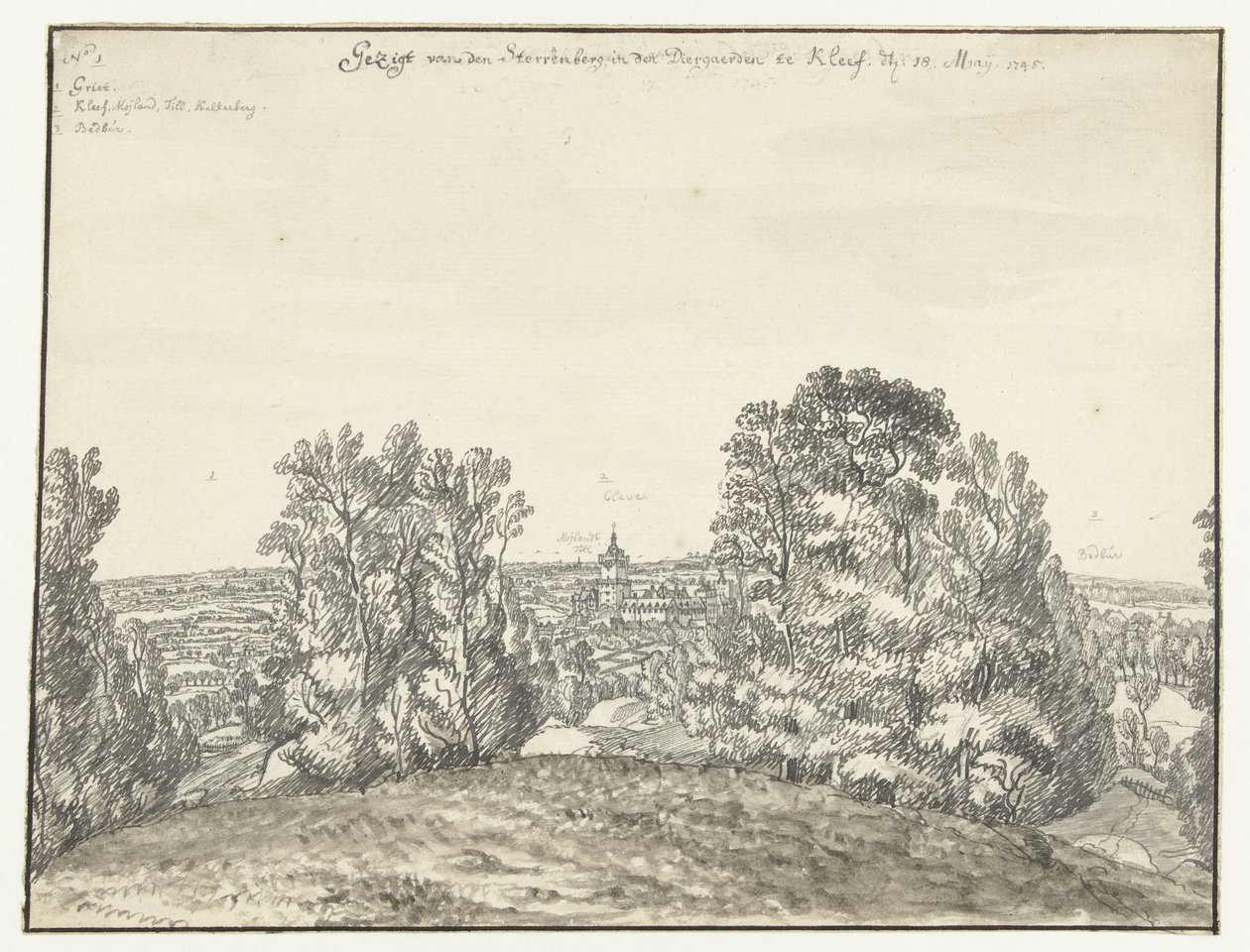 Utsikt over Star Mountain på Cleves av Jan de Beijer