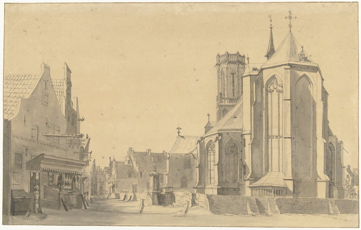 Sankt Aldegonde kirke i Emmerik av Jan de Beijer