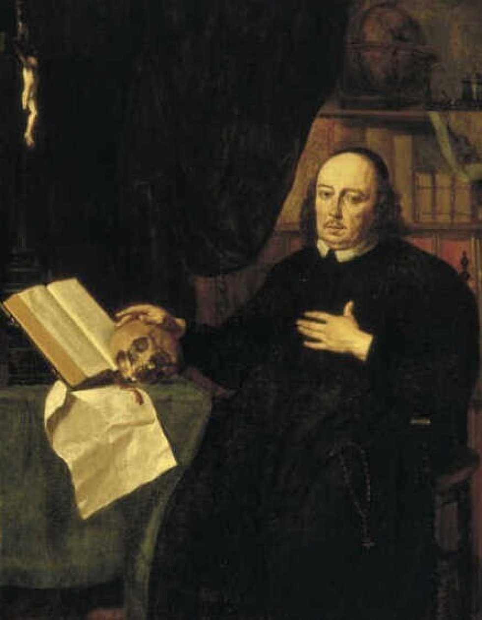 Portrett av en pastor av Jan de Bray