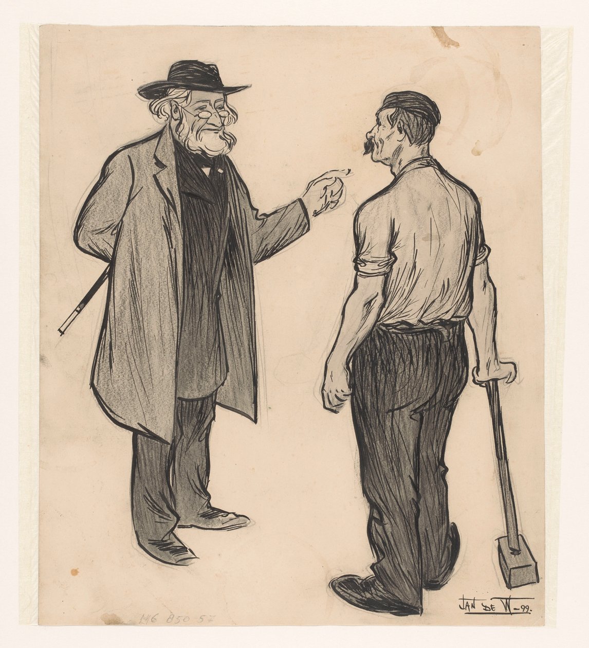 Marxist en Arbeider av Jan de Waardt (signed by artist)