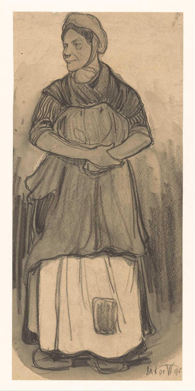 Hunn av Jan de Waardt (signed by artist)