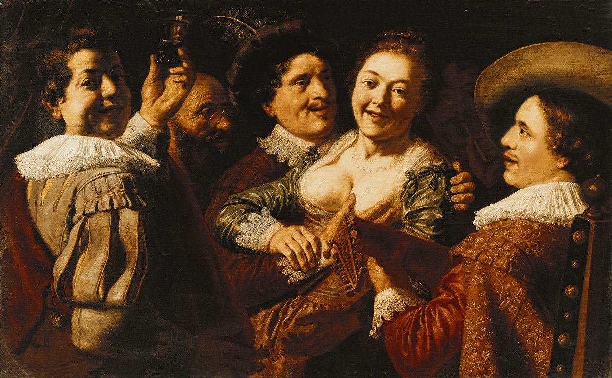 De fem sansene, av Jan the Elder Lievens
