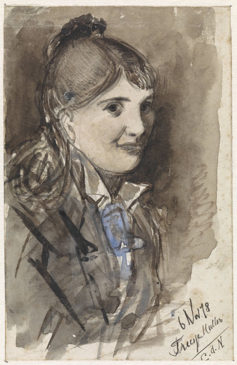Portrett av Treesje Muller av Jan van Essen