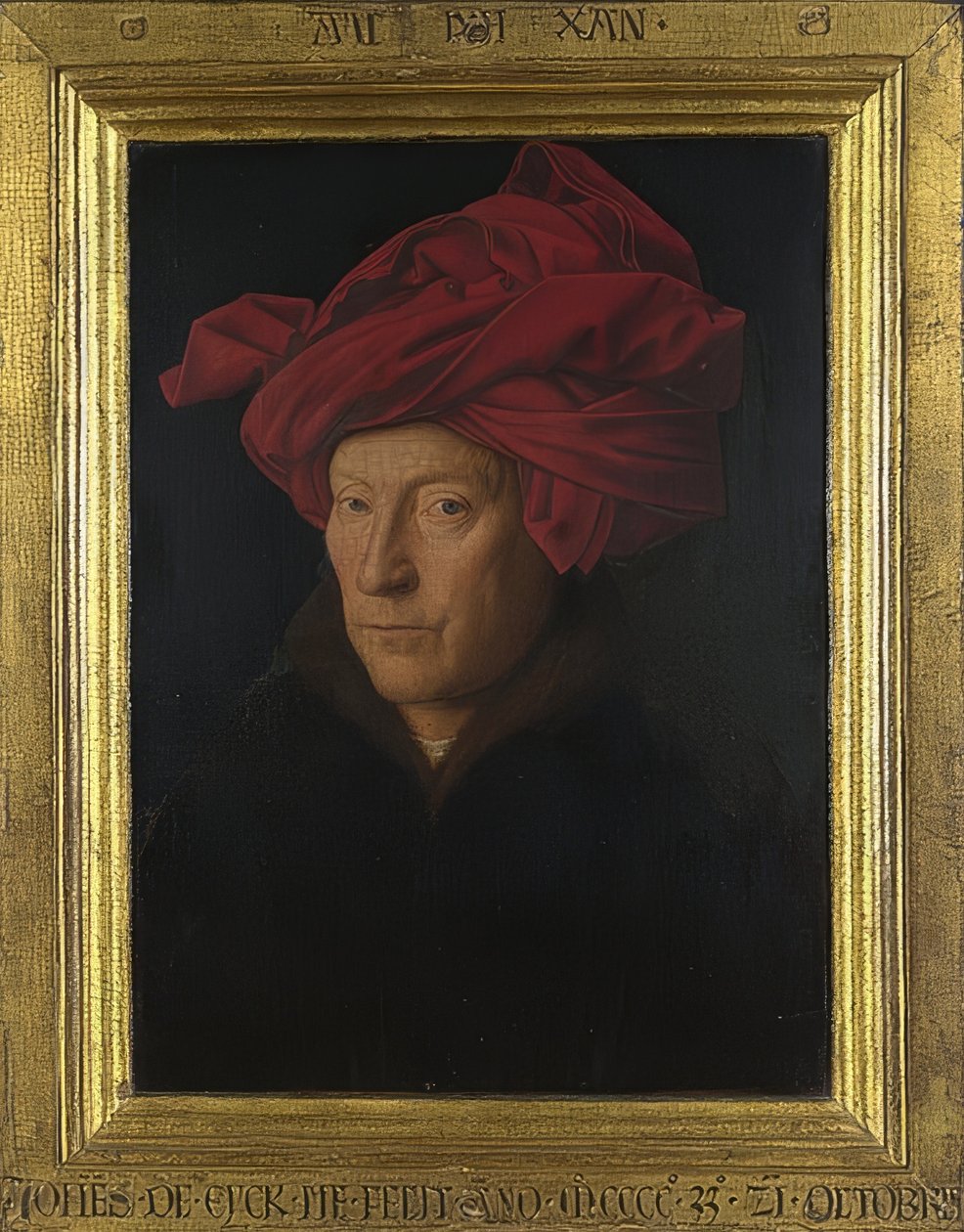 Portrett av en mann (selvportrett?). 1433 av Jan van Eyck