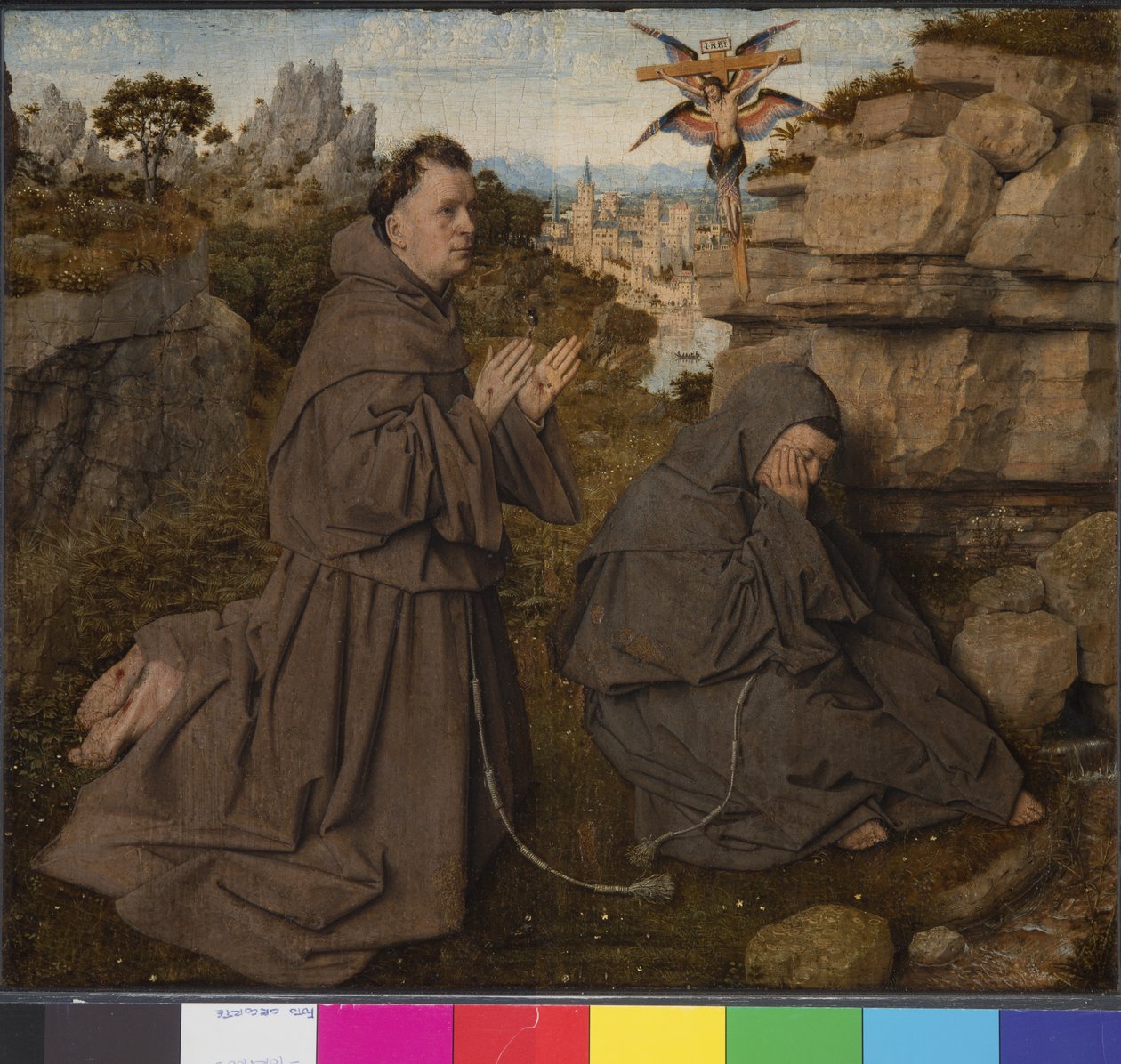 Stigmata av St Francis, ca. 1430-35 av Jan van Eyck